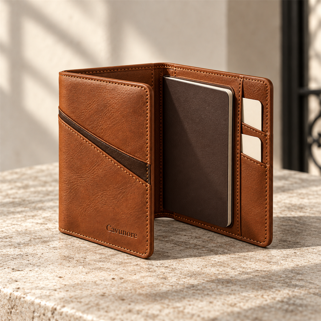 Cavunore Atlas Passport Wallet interior or alternate view