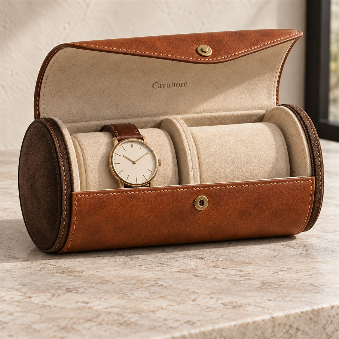 Cavunore Meridian Watch Roll closed product view