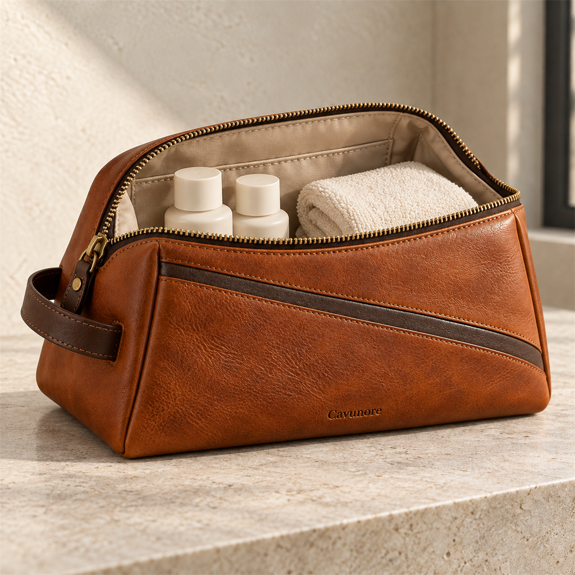 Cavunore Overnight Toiletry Kit interior or alternate view